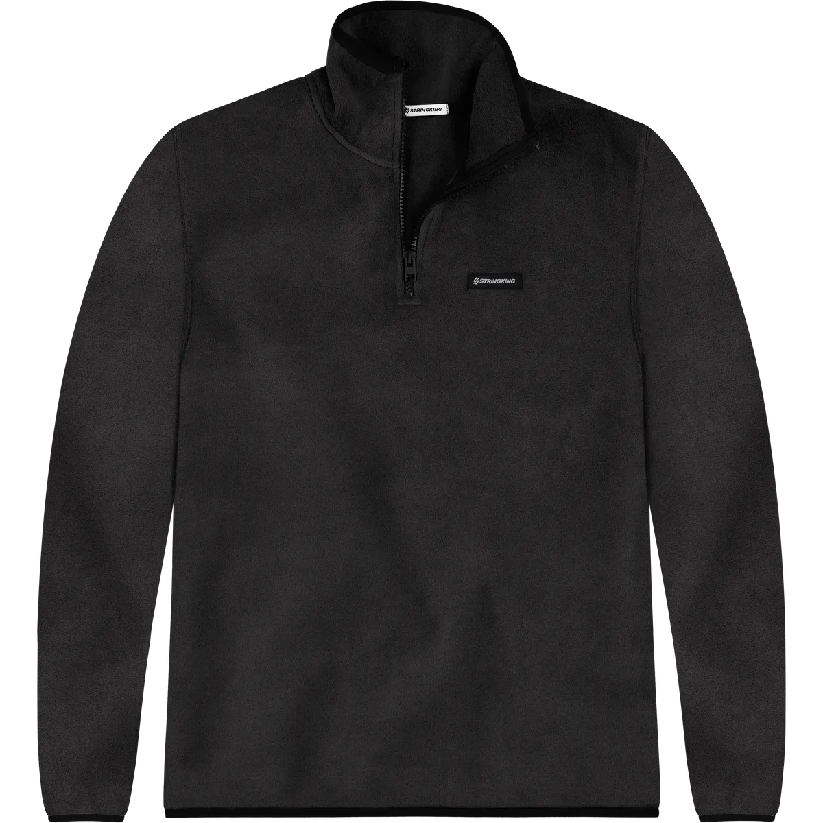 StringKing Men's Polartec Fleece Quarter Zip - Relaxed Fit, Meteorite, Front