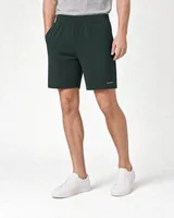 StringKing Men's Pima Terry Shorts - Relaxed Fit, Pine Grove, Full Front - Human Model - Waist to Mid-calf