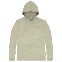 StringKing Men's Pima Cotton Lightweight Hoodie - Sharp Fit, Khaki Green, Front
