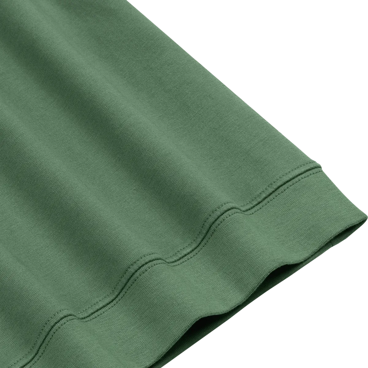 StringKing Men's Pima Cotton Hoodie - Sharp Fit, Green, Fabric