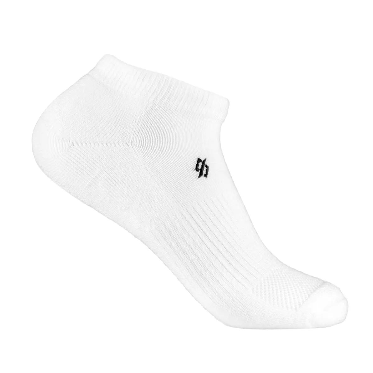 StringKing Apparel Athletic Socks Low Cut White On Foot