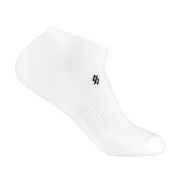 StringKing Apparel Athletic Socks Low Cut White On Foot