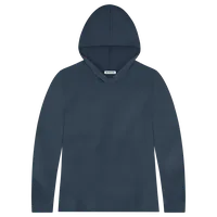 StringKing Women's FlexTech Lightweight Hoodie - Relaxed Fit, Navy, Front