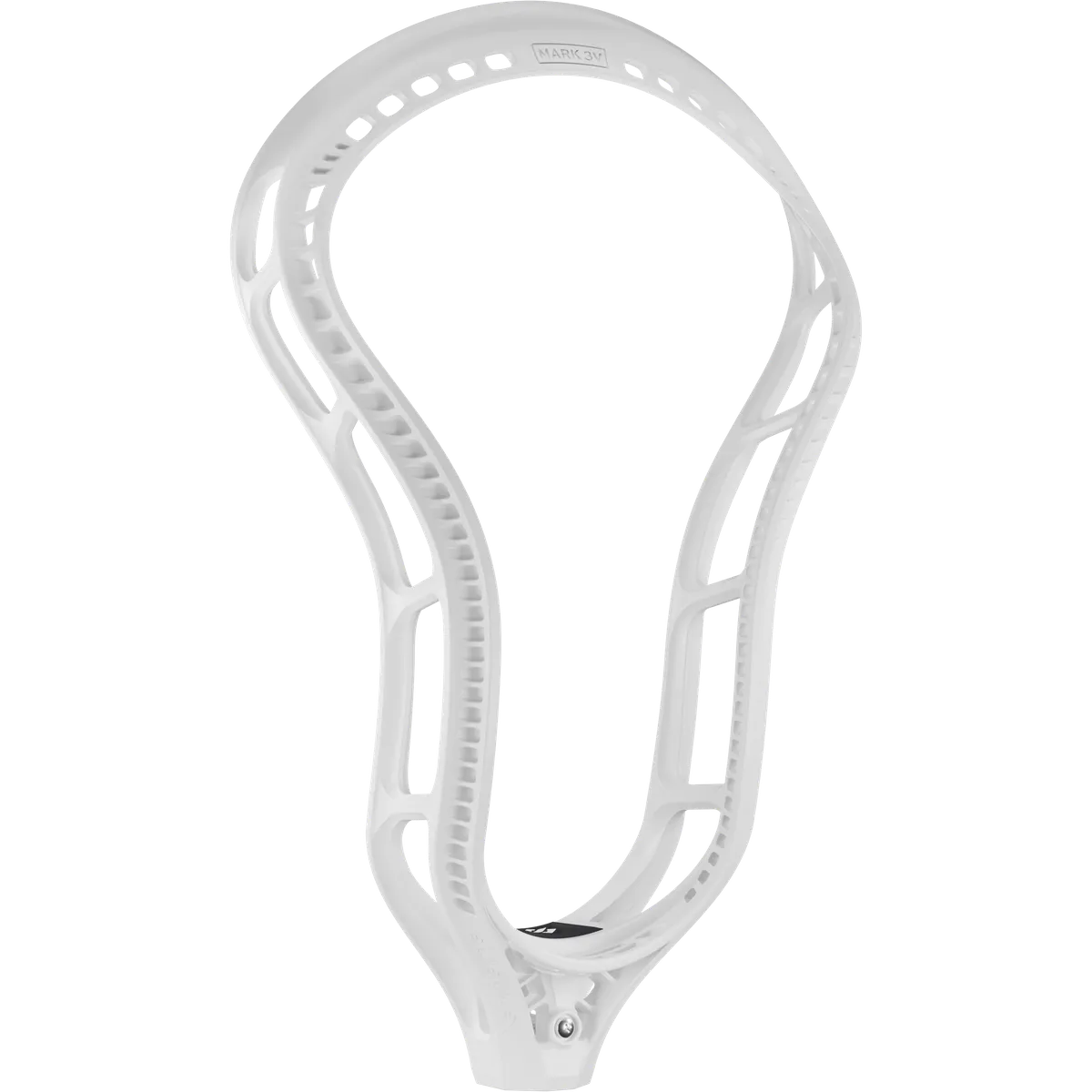 StringKing Mark 3V - Unstrung, White, Strung, Angled Back