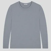 StringKing Women's Pima Terry Long Sleeve Tee - Sharp Fit, Tradewinds, Front