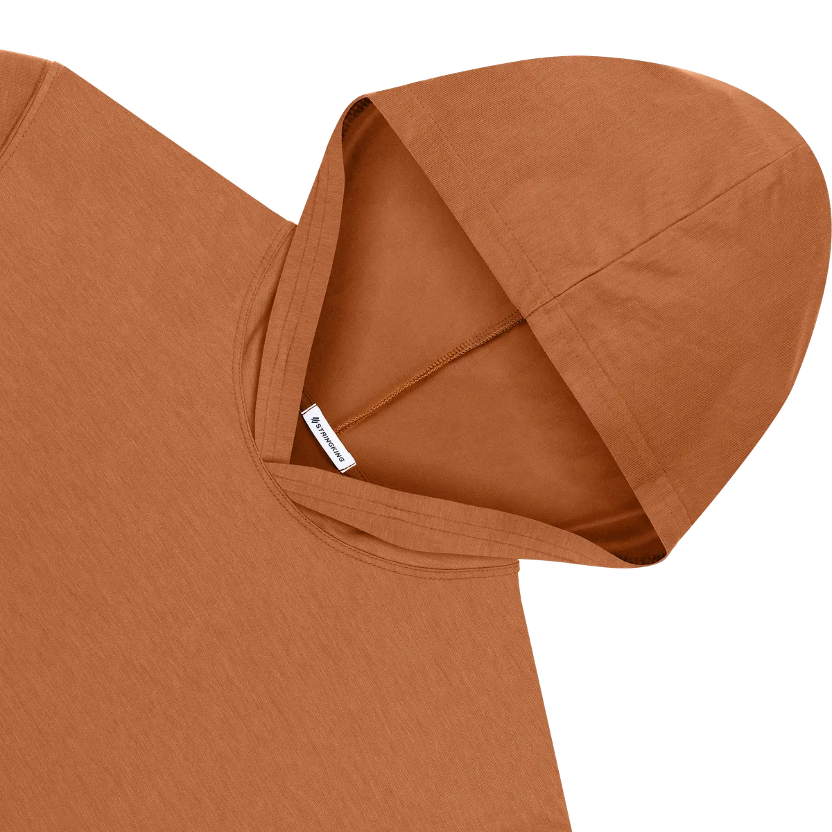 StringKing Women's FlexStyle Lightweight Hoodie - Sharp Fit, Bombay Brown, Detail