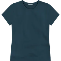 StringKing Women's Pima Terry Tee - Sharp Fit, Navy, Front
