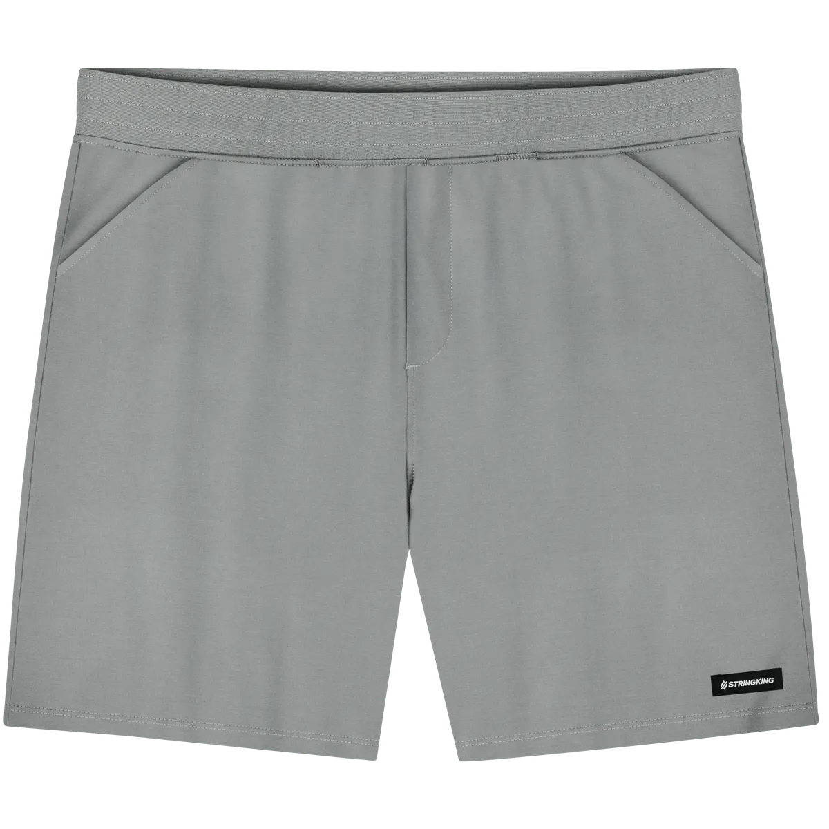 StringKing Men's StayWarm Shorts - Sharp Fit, Gray, Front