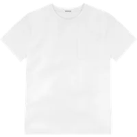 StringKing Men's Pima Jersey Pocket Tee Multi - Relaxed Fit, White, Front