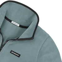 StringKing Women's Polartec Fleece Quarter Zip Pro - Sharp Fit, Slate, Detail