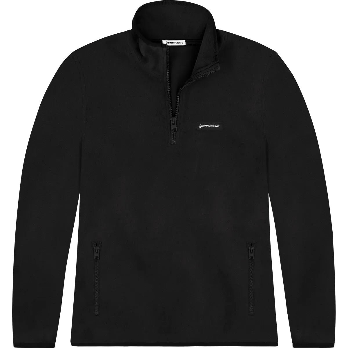 StringKing Women's Polartec Fleece Quarter Zip with Pockets - Sharp Fit, Meteorite, Front