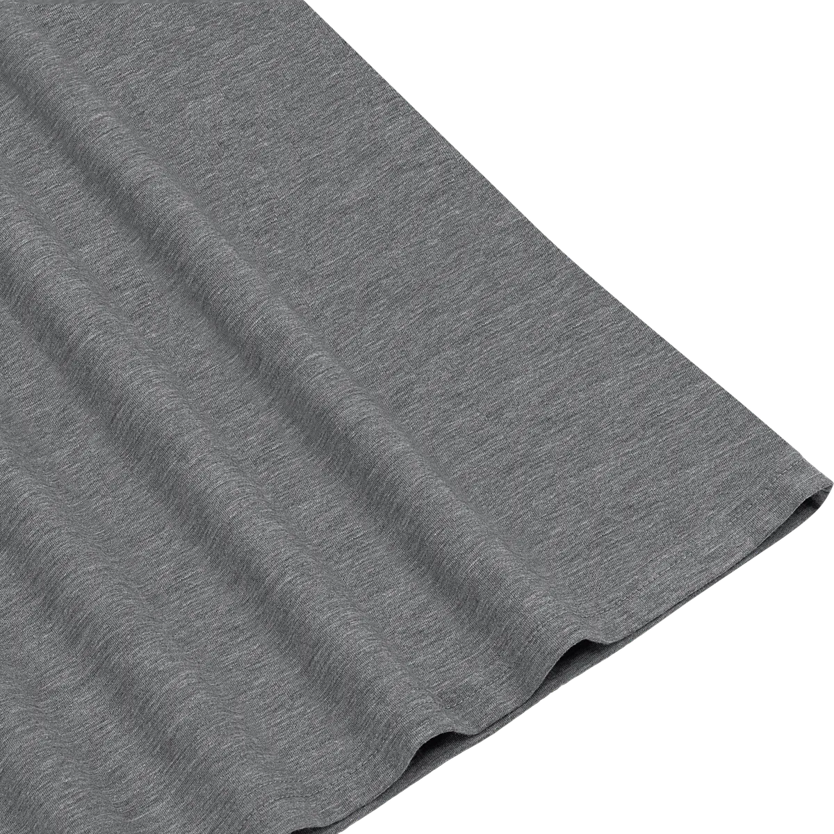 StringKing Men's FlexStyle Short Sleeve Crewneck T-Shirt - Relaxed Fit, Heather Gray, Fabric