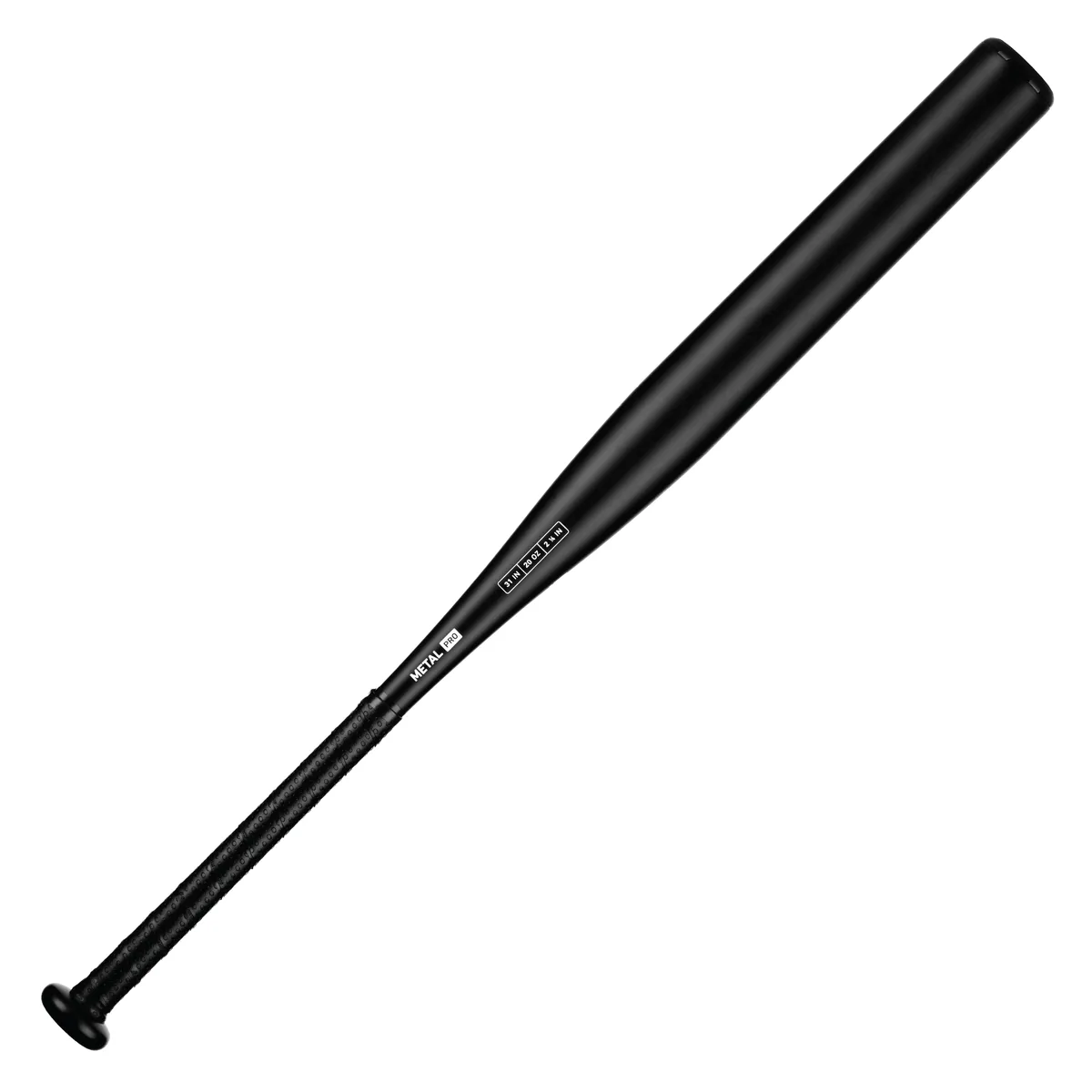 StringKing Metal Pro Fastpitch - Drop 11, 31", Black, Full Length, Front