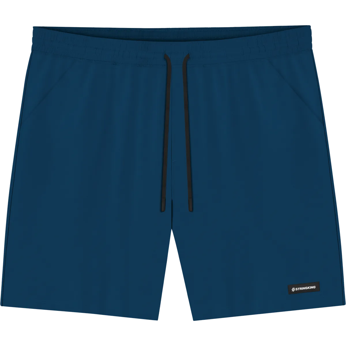 StringKing Men's Velocity Short - Sharp Fit, Navy Blue, 5 inch, Front