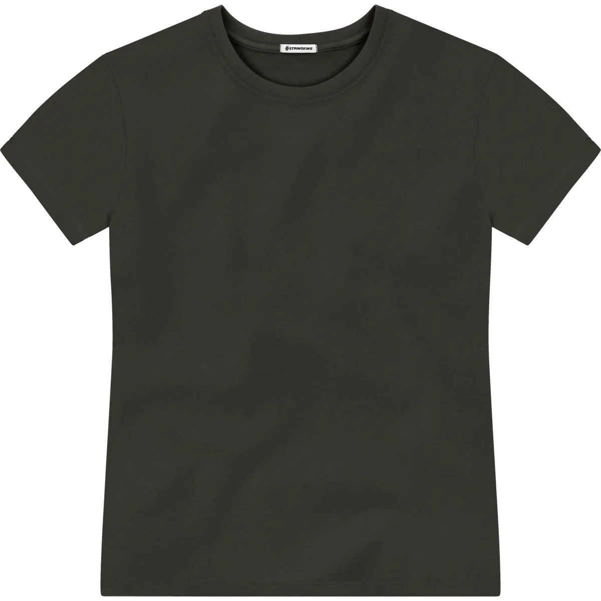 StringKing Men's Pima Terry Tee - Sharp Fit, Peat, Front