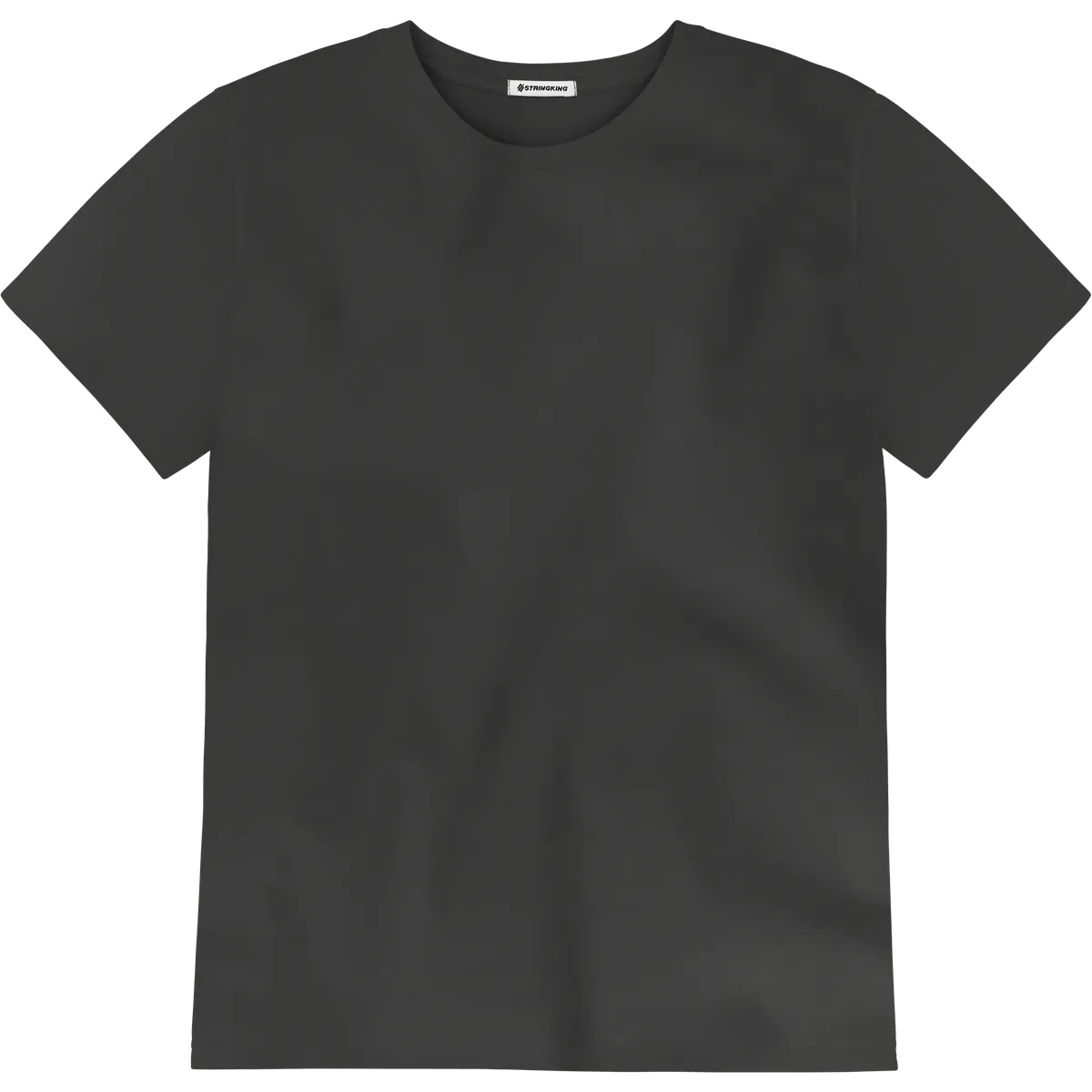 StringKing Men's StayCool Tee - Relaxed Fit, Black, Front