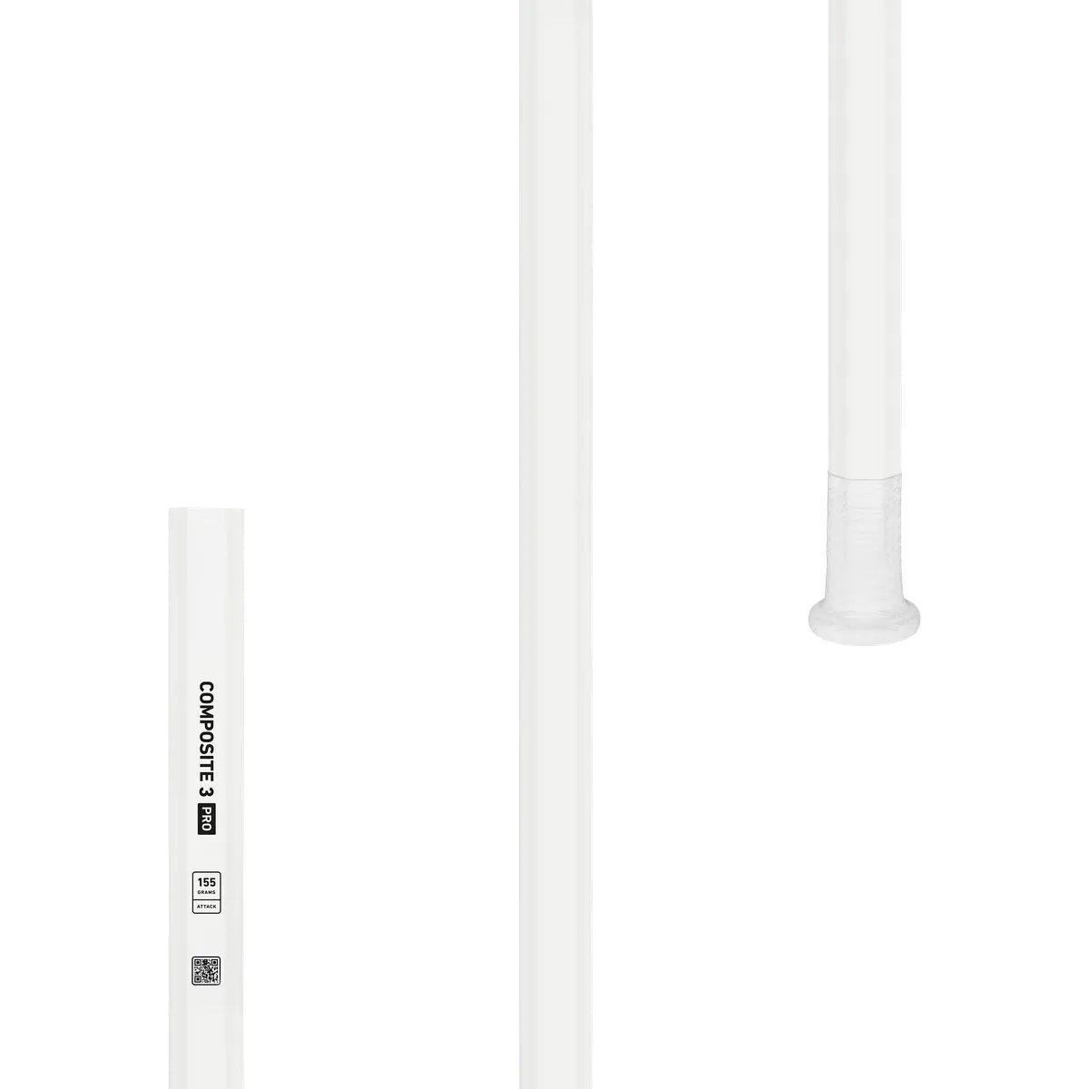 StringKing Composite 3 Pro Attack - 155 Grams, White, Vertical, Top Section Left, Middle, Bottom, Lax.co