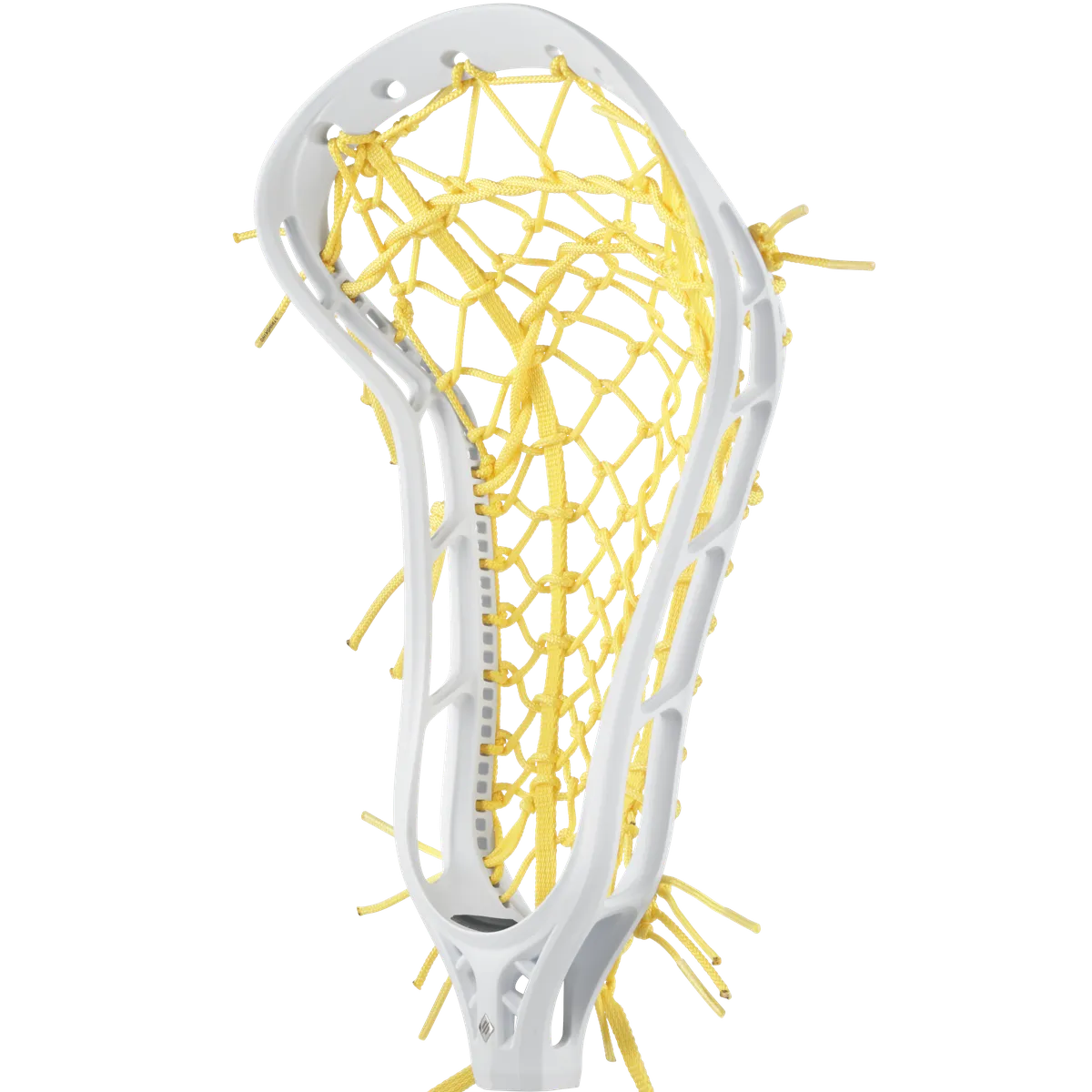 StringKing Women's Mark 2 Offense - Strung, High, Tech Trad, White / Yellow, Strung, Angled Front