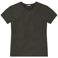 StringKing Men's Pima Terry V-Neck Tee - Sharp Fit, Peat, Front