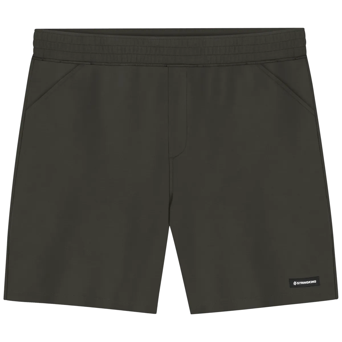 StringKing Men's Pima Terry Shorts - Sharp Fit, Peat, Front