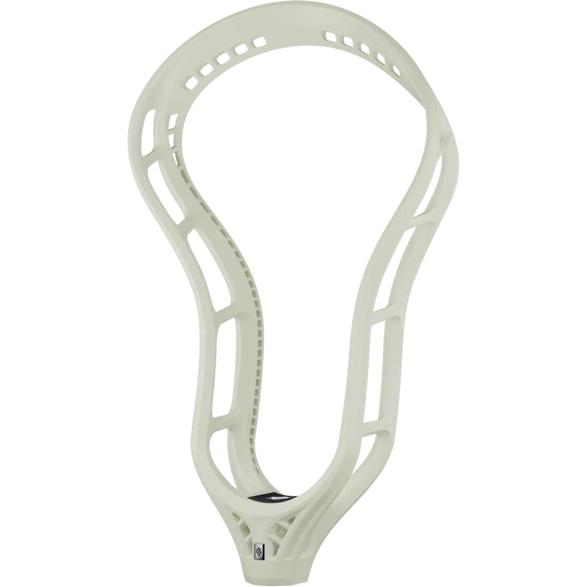 StringKing Mark 3V - Unstrung, Off-White, Strung, Angled Front