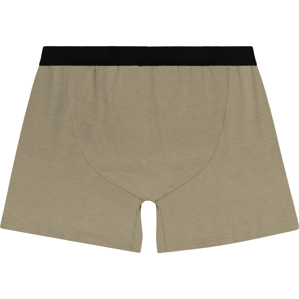 StringKing Men's Pima Cotton Boxer Briefs - Warm Khaki, Back