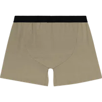 StringKing Men's Pima Cotton Boxer Briefs - Warm Khaki, Back