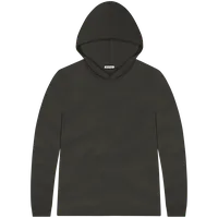 StringKing Men's Pima Jersey Hoodie - Sharp Fit, Peat, Front