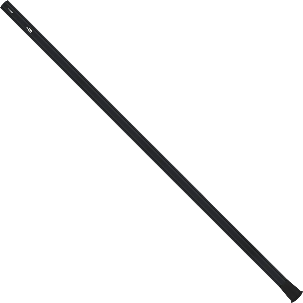StringKing A Series Goalie - 162 Grams, Black, Full Length, Angled, Left Side, With Butt End