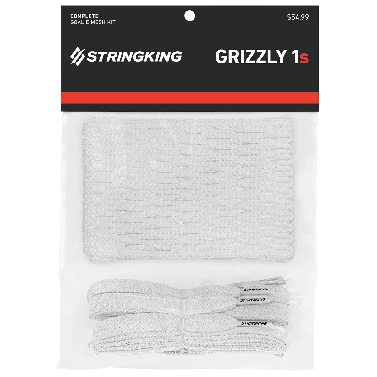 StringKing Grizzly 1 - Grizzly 1s, Mesh Kit, White, Packaged