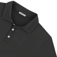 StringKing Men's Pima Jersey Signature Polo Multi - Sharp Fit, Black, Detail