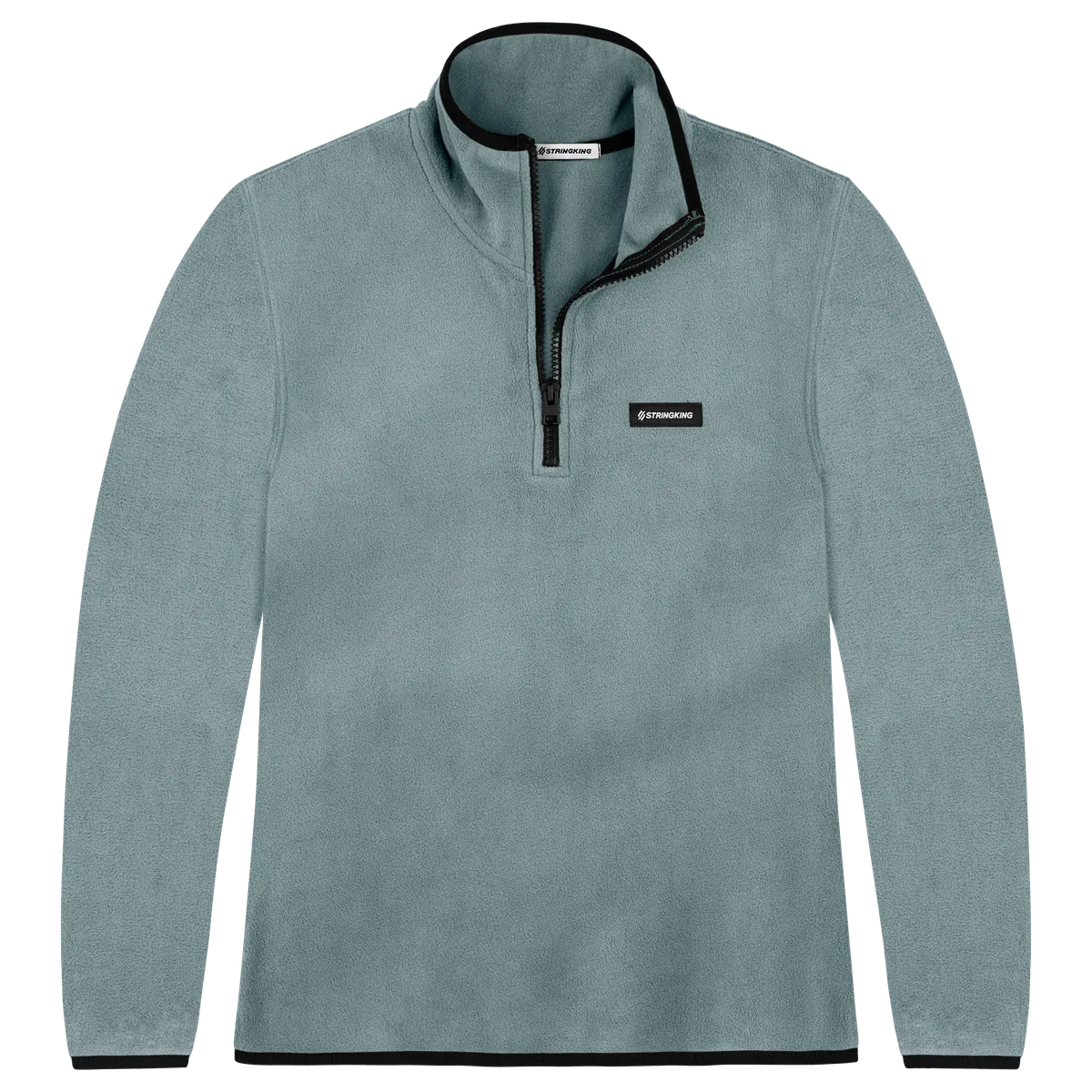 StringKing Women's Polartec Fleece Quarter Zip - Sharp Fit, Slate, Front