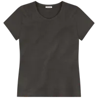 StringKing Women's FlexTech Short Sleeve Crewneck T-Shirt - Sharp Fit, Charcoal, Front