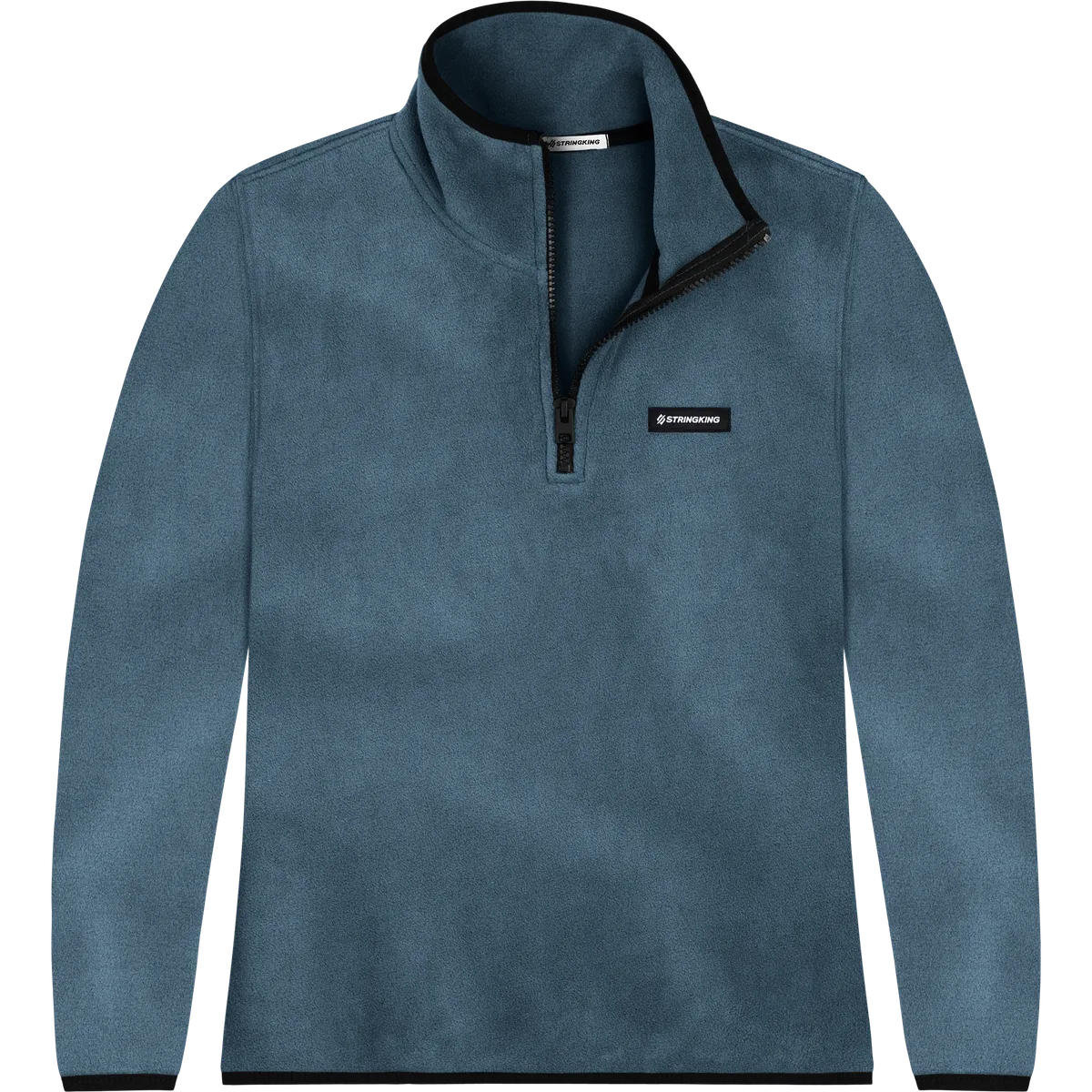 StringKing Women's Polartec Fleece Quarter Zip - Relaxed Fit, Indian Teal, Front