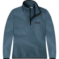 StringKing Women's Polartec Fleece Quarter Zip - Relaxed Fit, Indian Teal, Front