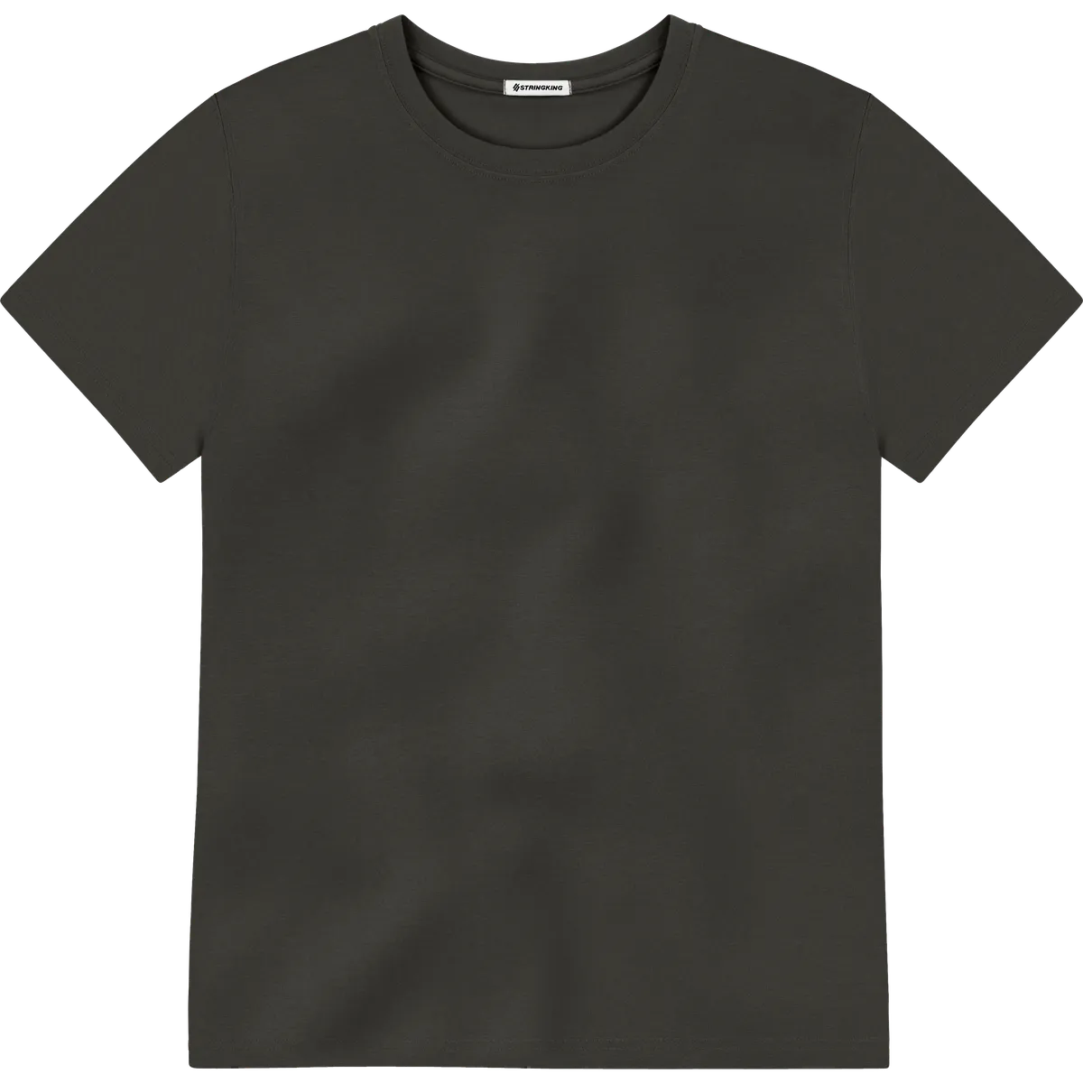 StringKing Men's Pima Jersey Tee - Relaxed Fit, Peat, Front