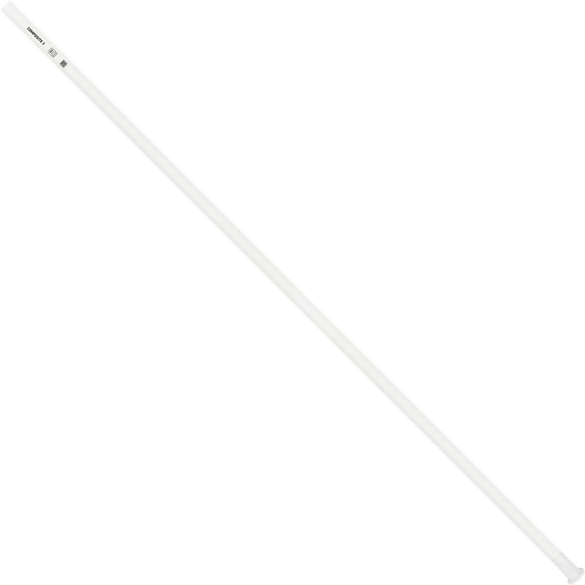 StringKing Composite 3 Defense - 380 Grams, White, Full Length, Angled, Left Side, With Butt End