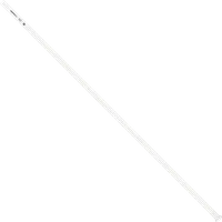 StringKing Composite 3 Defense - 380 Grams, White, Full Length, Angled, Left Side, With Butt End