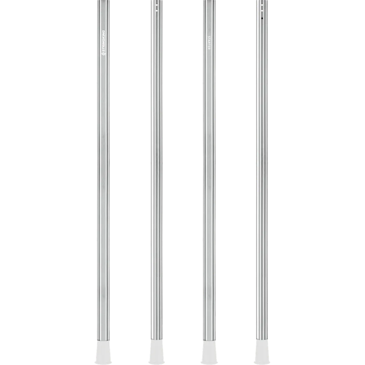 StringKing Starter Attack Shaft - 30″, Silver, Full Length, Vertical, Right, Front, Left, Back
