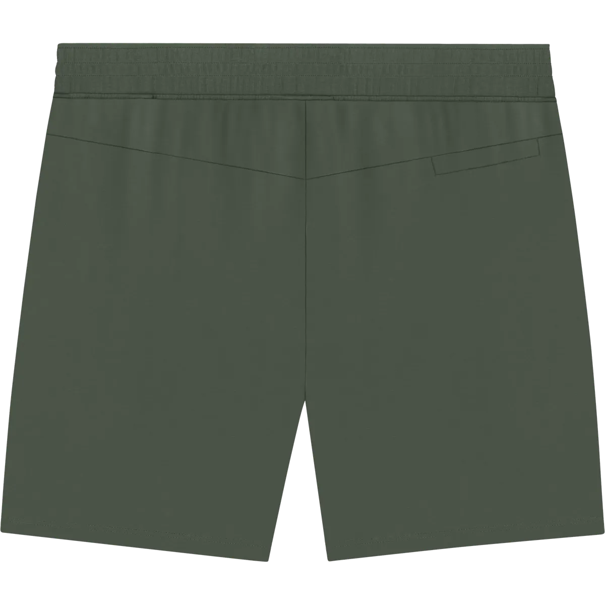 StringKing Men's Pima Terry Shorts - Relaxed Fit, Moss, Back