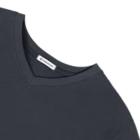 StringKing Men's FlexStyle Short Sleeve V-Neck T-Shirt - Relaxed Fit, India Ink, Detail