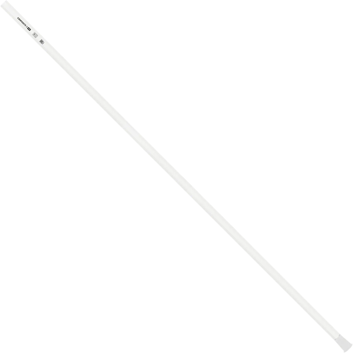 StringKing Composite 2 Pro Defense - 360 Grams, White, Full Length, Angled, Left Side, With Butt End