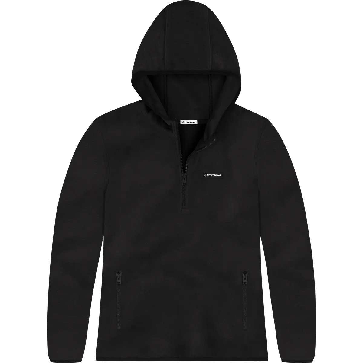 StringKing Women's Polartec Fleece Quarter Hood Pro - Sharp Fit, Meteorite, Front