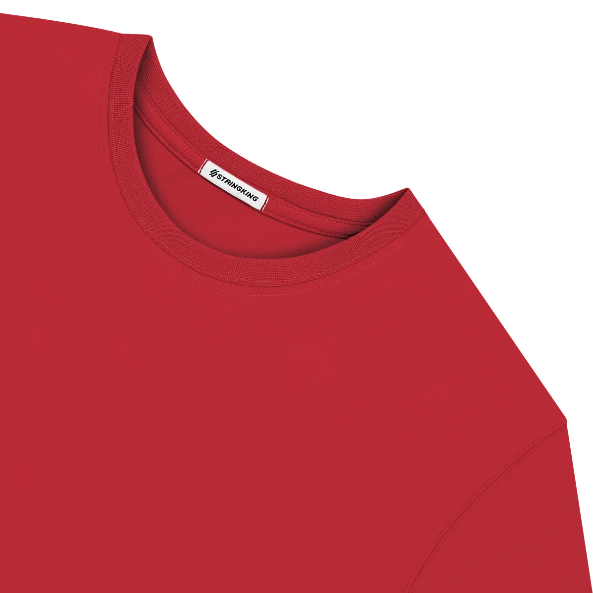 StringKing Men's StayCool Tee - Sharp Fit, Red, Detail