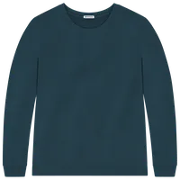 StringKing Men's Pima Terry Crew Sweater - Sharp Fit, Navy, Front