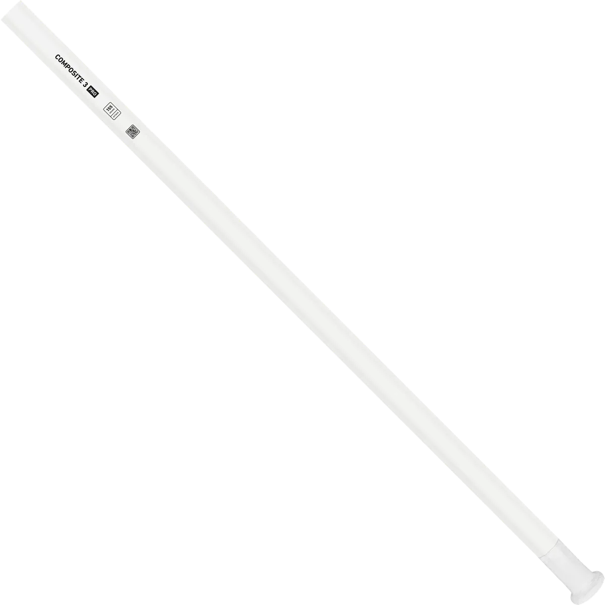 StringKing Composite 3 Pro Attack - 155 Grams, White, Full Length, Angled, Left Side, With Butt End
