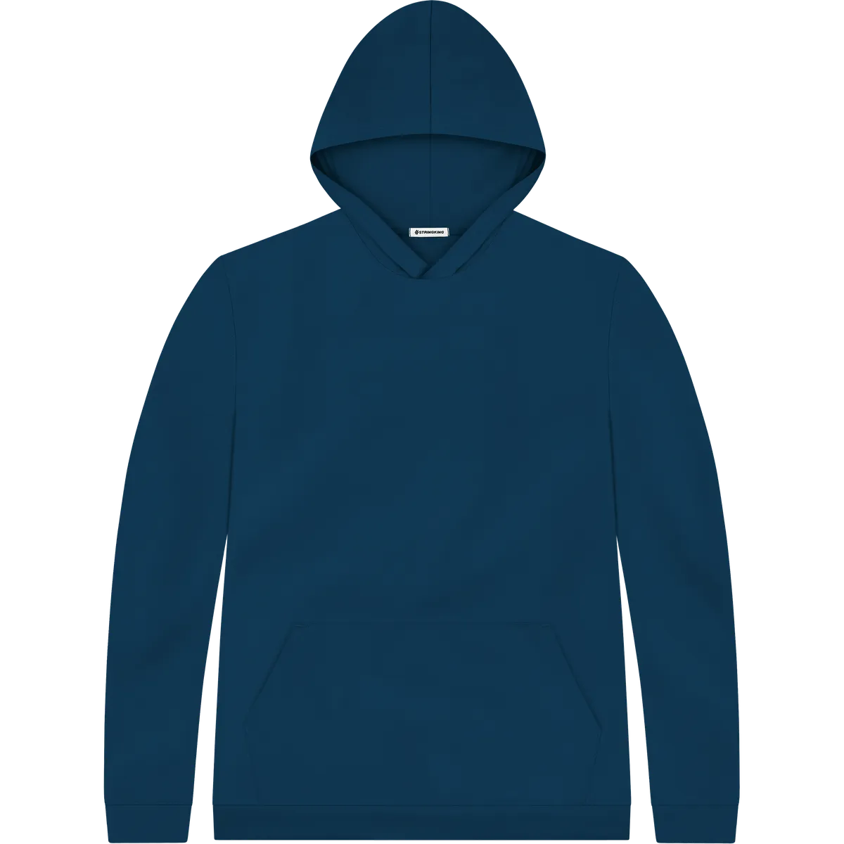StringKing Men's StayWarm Hoodie - Sharp Fit, Navy Blue, Front