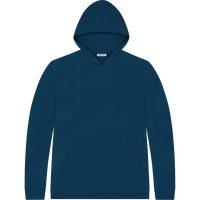StringKing Men's StayWarm Hoodie - Sharp Fit, Navy Blue, Front