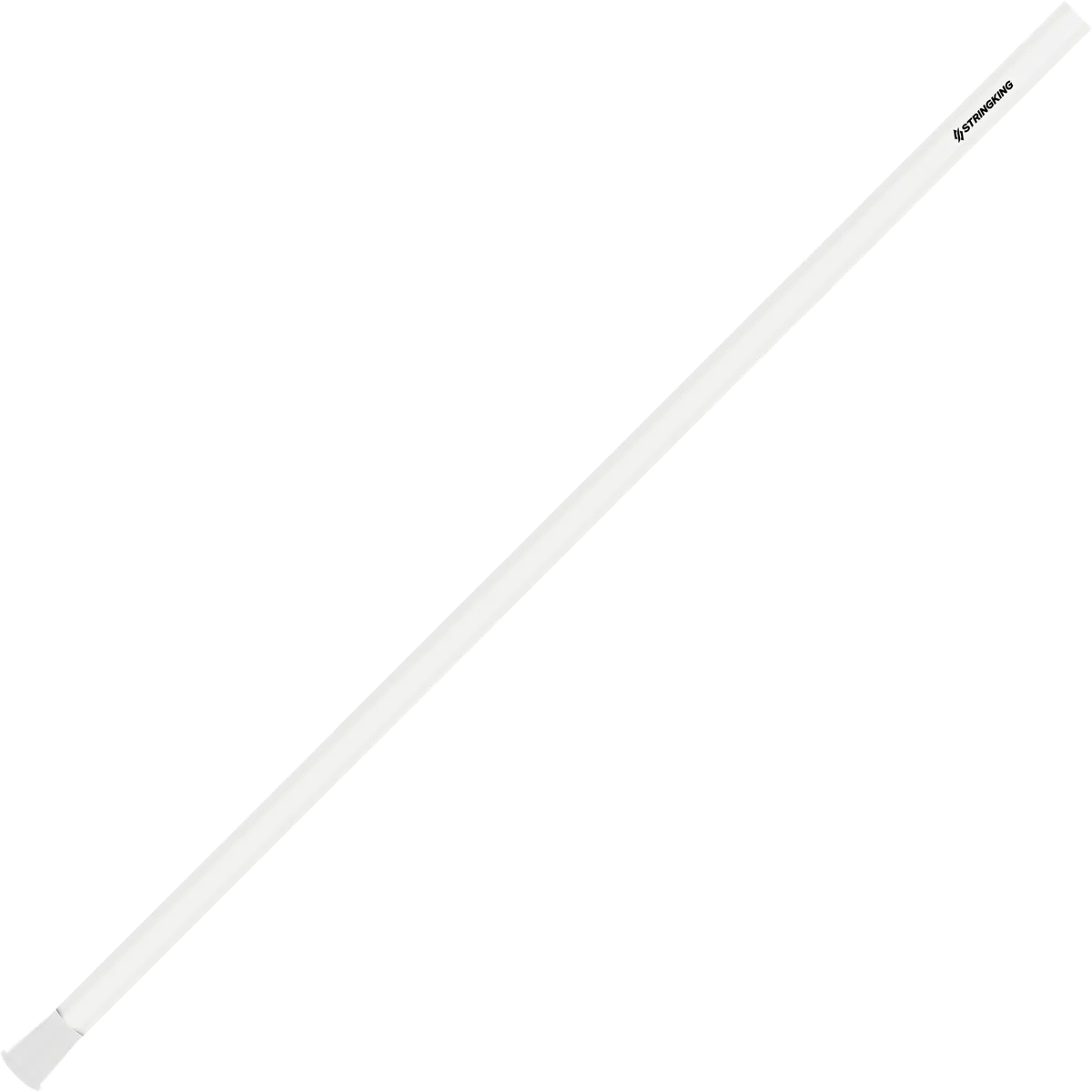 StringKing Composite 2 Pro Goalie - 142 Grams, White, Full Length, Angled, Right Side, With Butt End