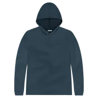 StringKing Men's FlexTech Lightweight Hoodie - Sharp Fit, Navy, Front